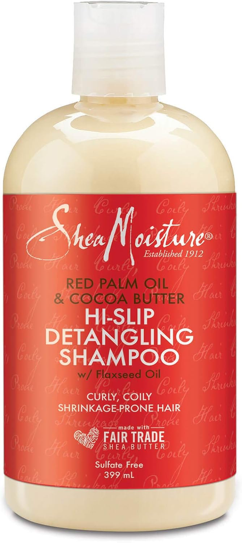 Shea Moisture Red Palm Oil & Cocoa Butter Hi-Slip Detangling Shampoo 399Ml Detangling Hair Detergent