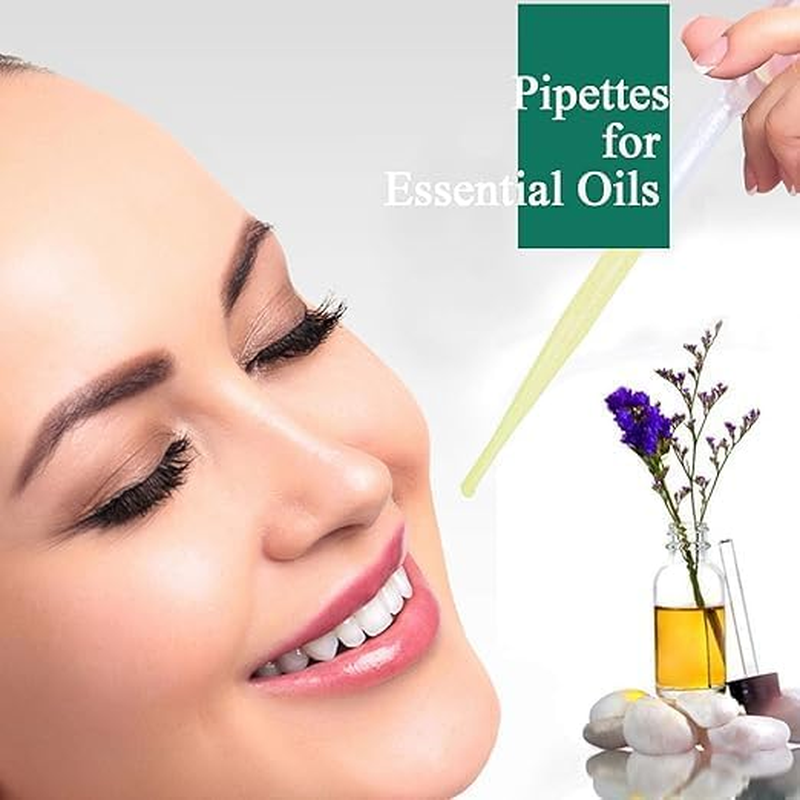 1ML Plastic Pipettes Disposable Eye Dropper Pipettes, Premium Graduated Pipettes Essential Oil Transfer for Makeup Tool, Science Class, Crafting, DIY Ar, 300 PCS