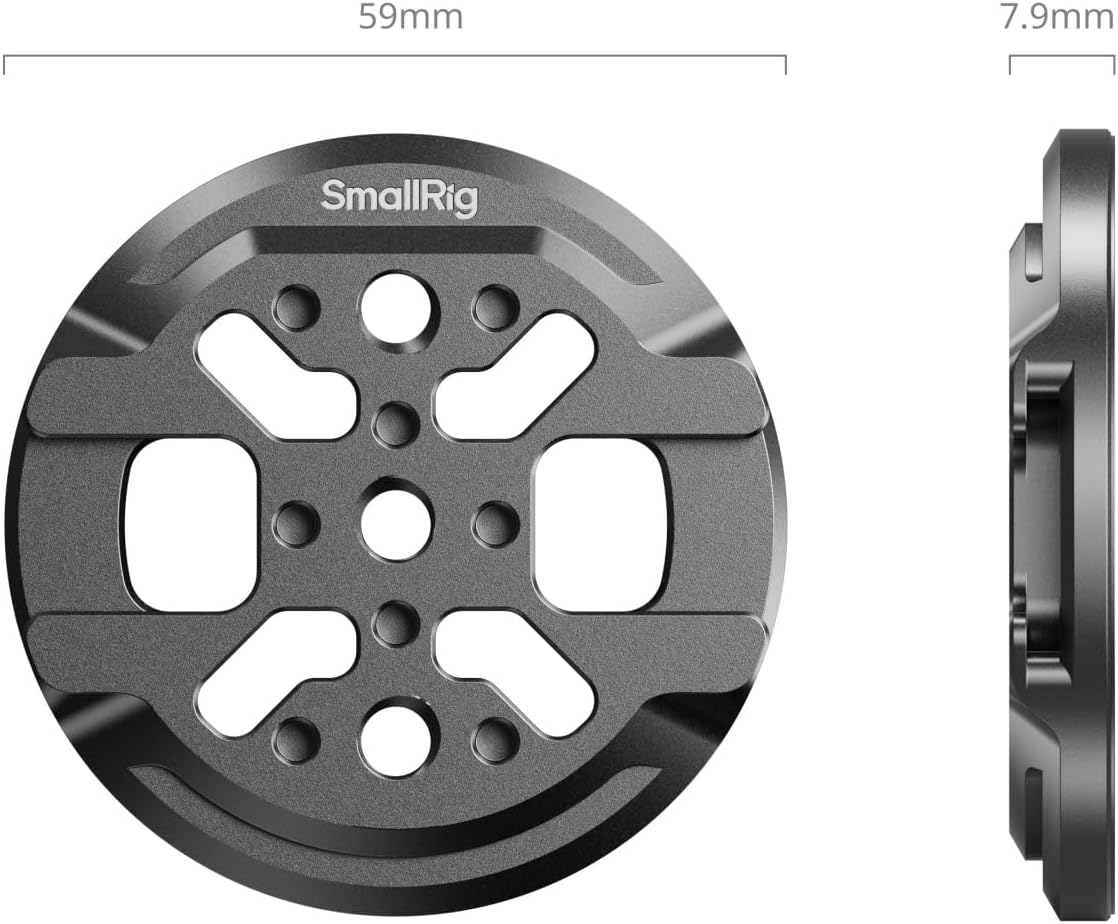 Smallrig Magnetic Phone Mount Plate for Iphone, with Cold Shoe Mount & 1/4"-20 Threaded Hole, for DJI Mic 2, Ball-Head Selfie Sticks, Vlogging, Live Streaming, Smartphone Filming-5155 image number 5