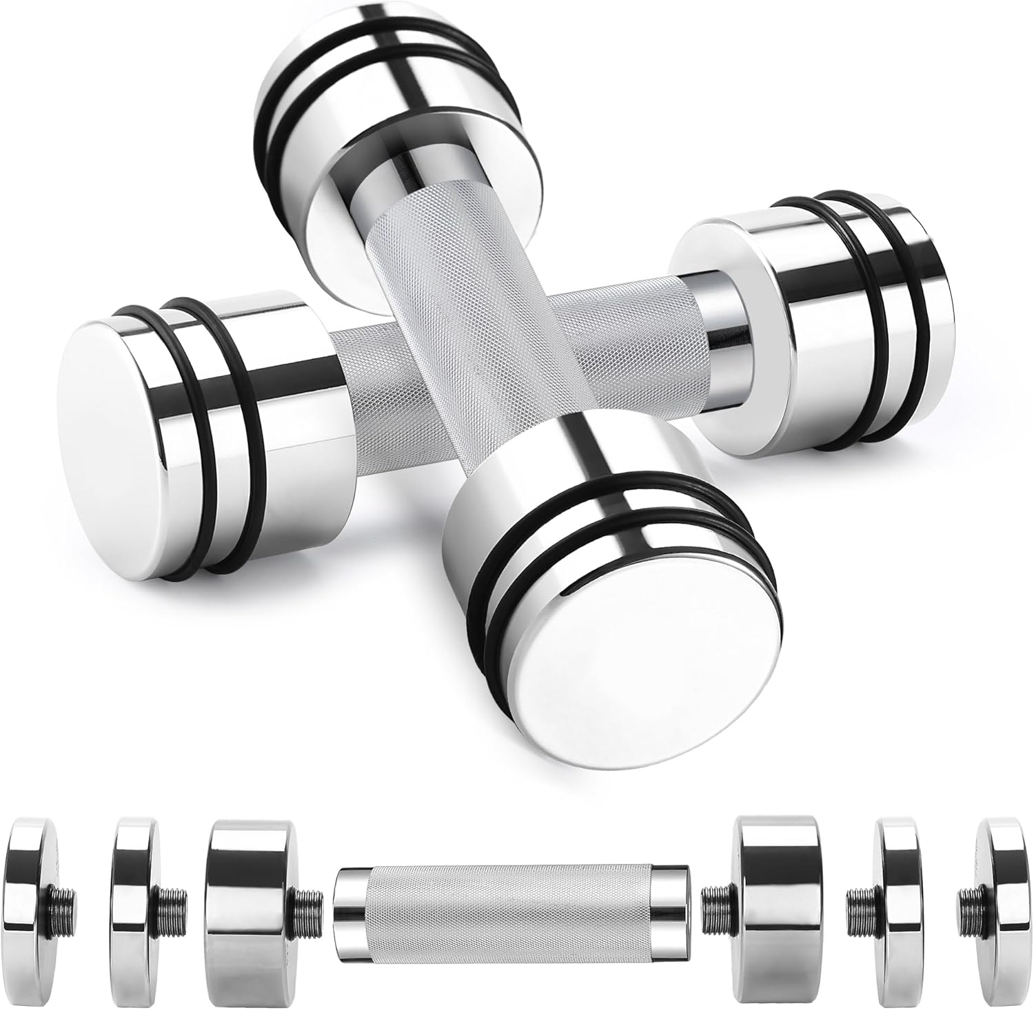 Feecco Adjustable Dumbbells - Set of 2 for Home Gym image number 3