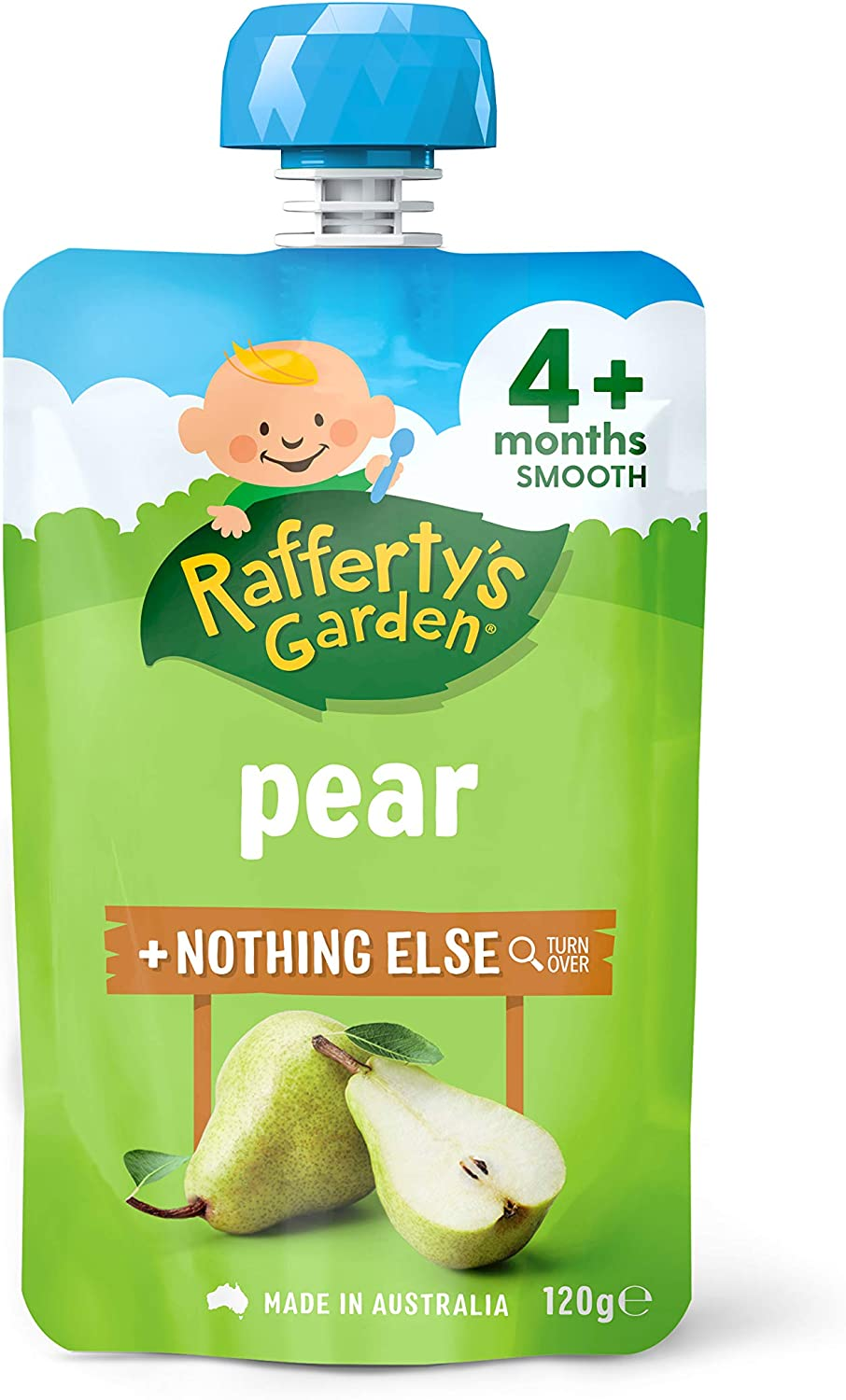 Rafferty'S Garden My First Pear Baby Food for 4+ Month Babies, 120G (Case of 6) image number 1