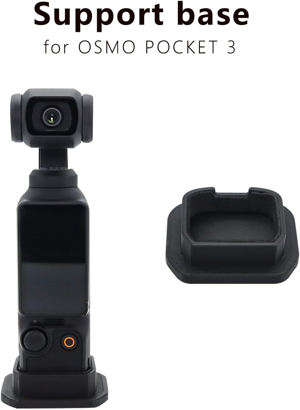 Buziba Support Base Stand Base for DJI OSMO Pocket 3 Handheld Gimbal Camera Desktop Stable Bracket Non-Slip Camera Mount Accessories image number 1