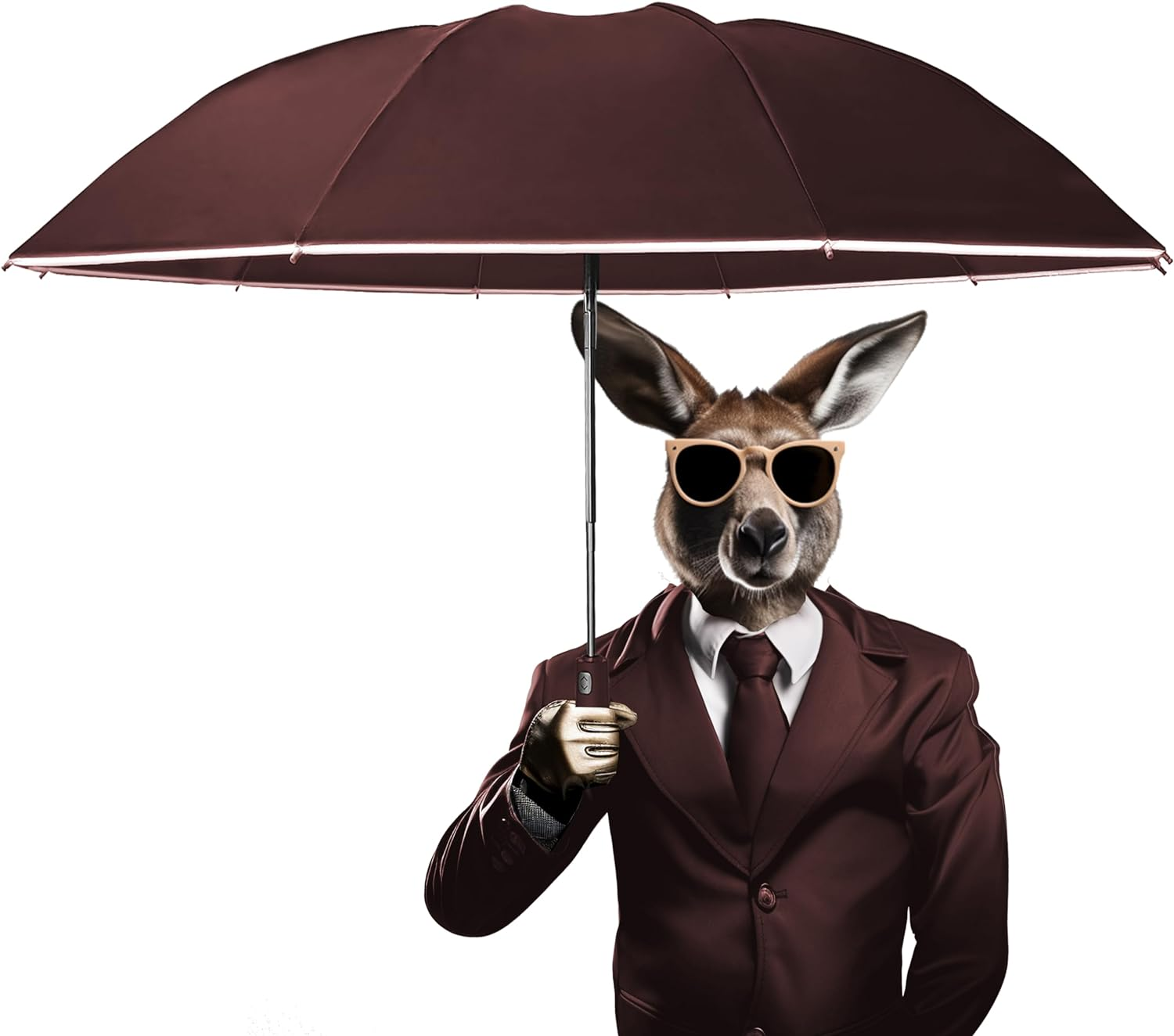 DAWNTREES Travel Folding Umbrella | UPF 50+ 99% UV Protection,Sun UV Umbrella,Sturdy Windproof, Reflective Safety Strip,Compact Auto Open/Close Umbrella for Men Women,Gift Package