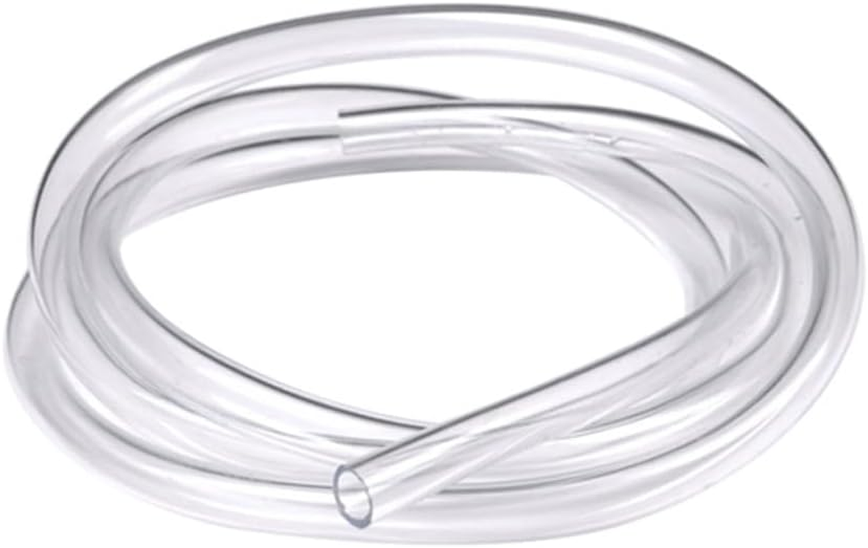 Flexible Hose Pipe,Silicone Tube,Water Pump Hose Silicone Tubing Replacement 5M Length Universal Fit,Food Grade Transparent Silicone Rubber Tube Hose Pipe for Pump Transfer Clear image number 1