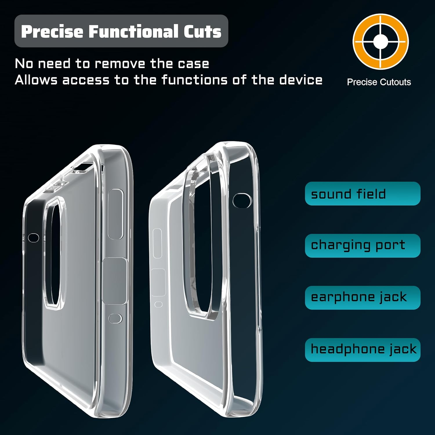 Cover for HONOR 400 Lite Case + Tempered Glass for HONOR 400 Lite Screen Protector,Transparent Flexible TPU Case image number 4