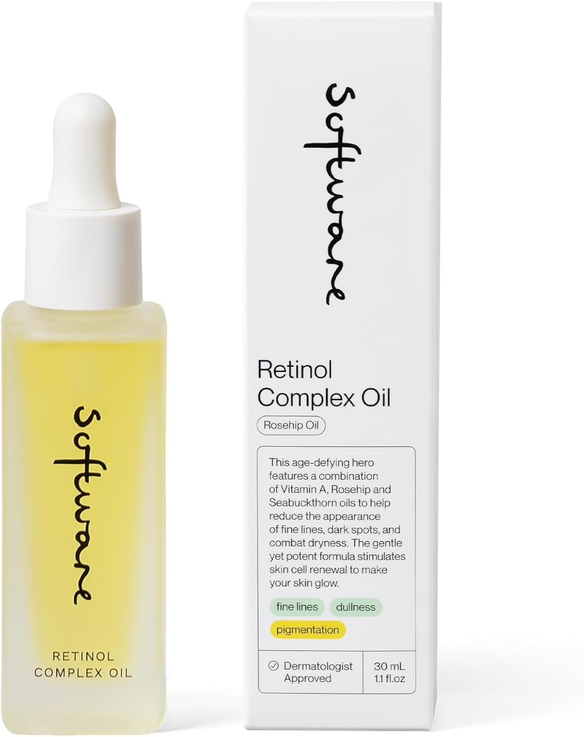 Software Retinol Complex Oil 30Ml | Restorative Retinol Oil to Reducefine Lines, Dark Spots, and Dryness | Hydrate and Revitalize for a Radiant Youthful Looking Skin image number 4