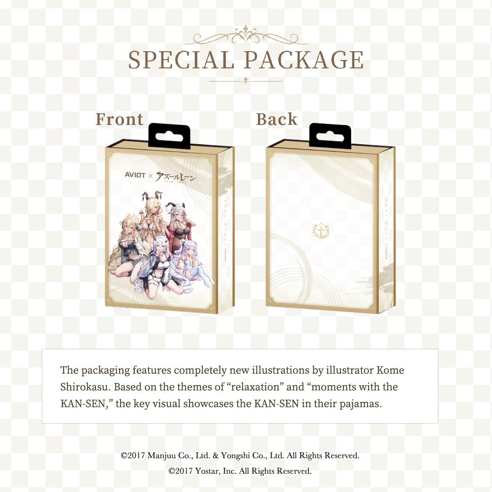 AVIOT TE-V1R-AZL Azur Lane Collaboration Wireless Earbuds, Special Package, Design, English & Japanese Special Voice, Adaptive Noise Cancelling, Wireless Charging Case, Bluetooth 5.3