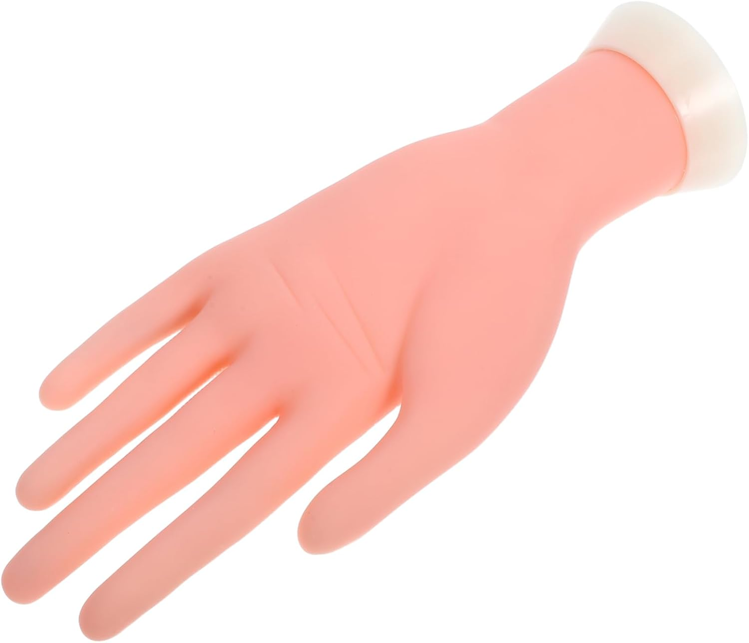 CIYODO Flexible Manicure Practice Hand Model Realistic Bending Nail Art Tool for Beginners Professionals for Nail Design Painting Lightweight Reusable Manicure Training Hand image number 4