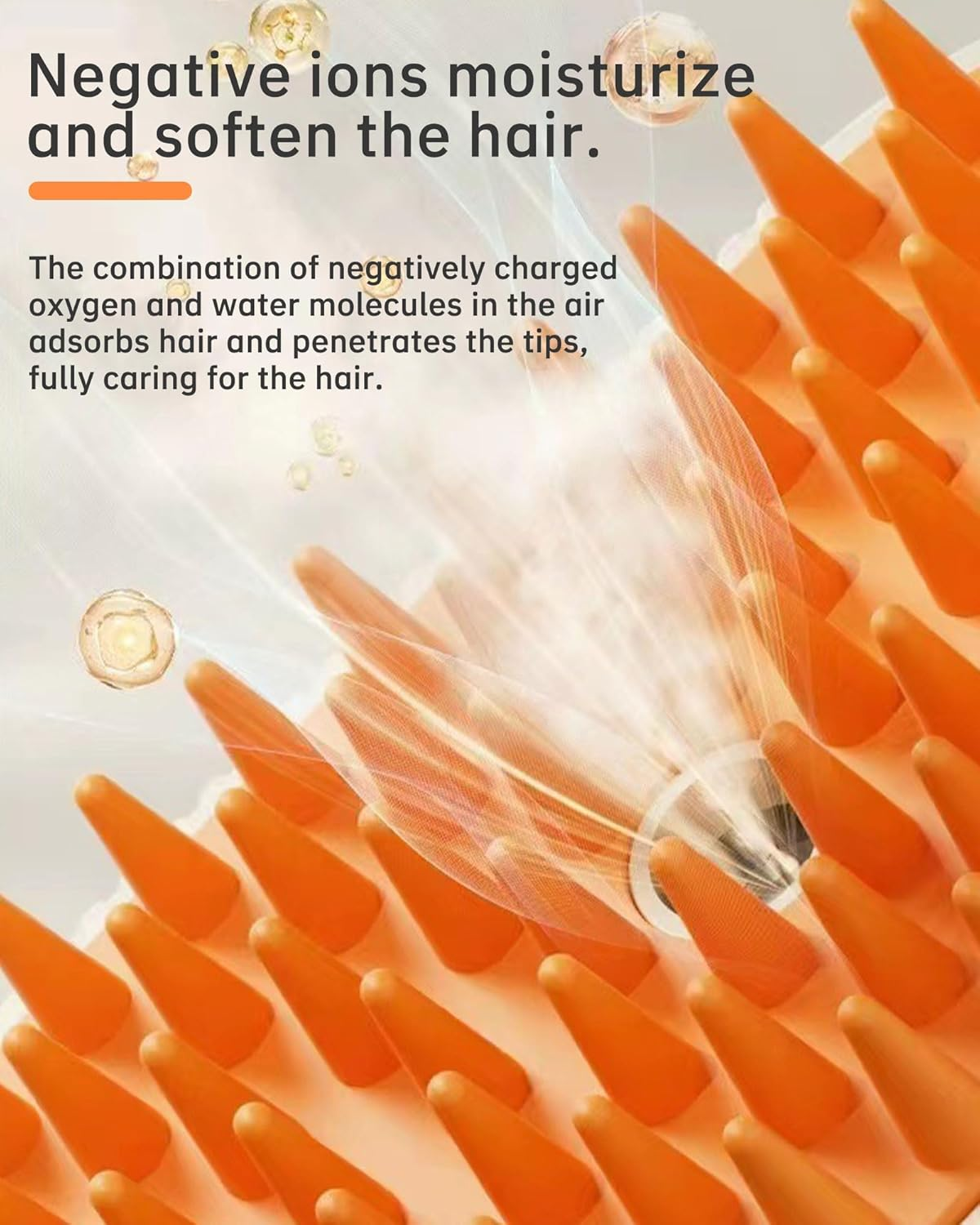 Steamy Cat Brush Cat Steam Brush Pet Grooming Brush for Cats and Dogs for Massaging Detangling and Depilation Suitable for Long Haired and Short Haired Pets image number 4