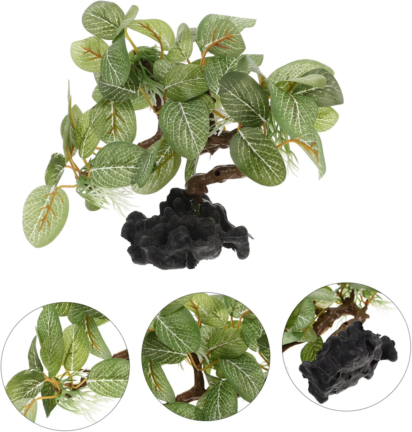 Angoily Artificial Fish Tank Plants Vibrant Aquarium Decor for Realistic Landscape for Aquariums and Terrariums Lifelike Design Pet Play and Hiding Spaces