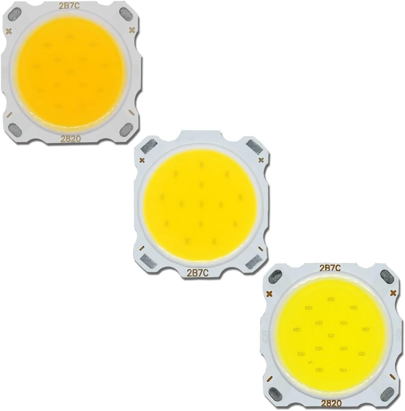 NFGZFNMKYW 5Pcs a Lot 3W/5W/7W/10W/12W/15W High Power LED COB Light Beads 2422 LED Lamp Bead LED Bulb Chip Spot Light Downlight Diode Lamp(White,10W 2422Mm) image number 1