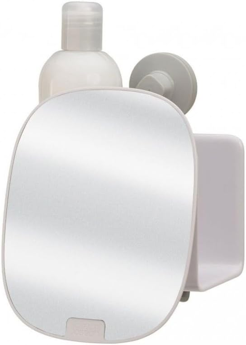 Joseph Joseph Easystore Compact Shower Shelf with Adjustable Mirror - White image number 2