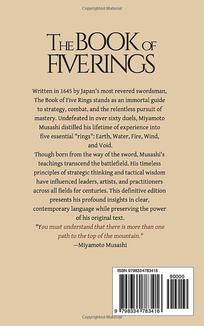 The Book of Five Rings: the Definitive Classic Book on Japanese Strategy by Miyamoto Musashi