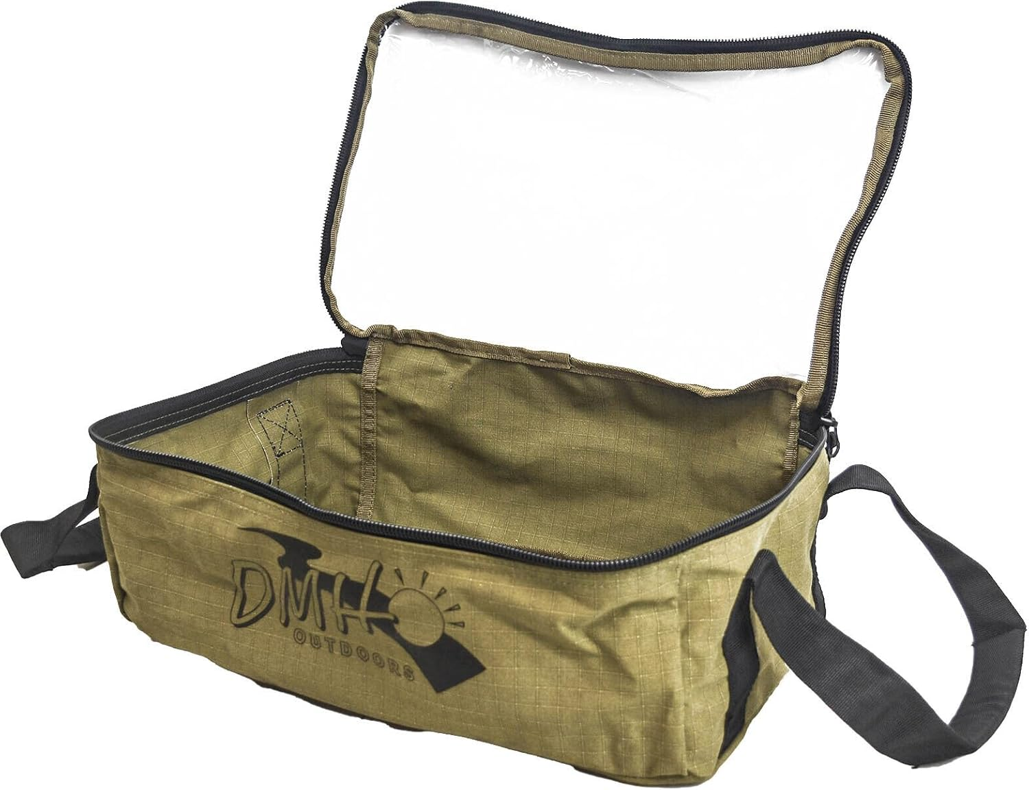 Set of 2 X Tough Canvas Bag with Clear Top for Camping 4WD Caravan image number 3