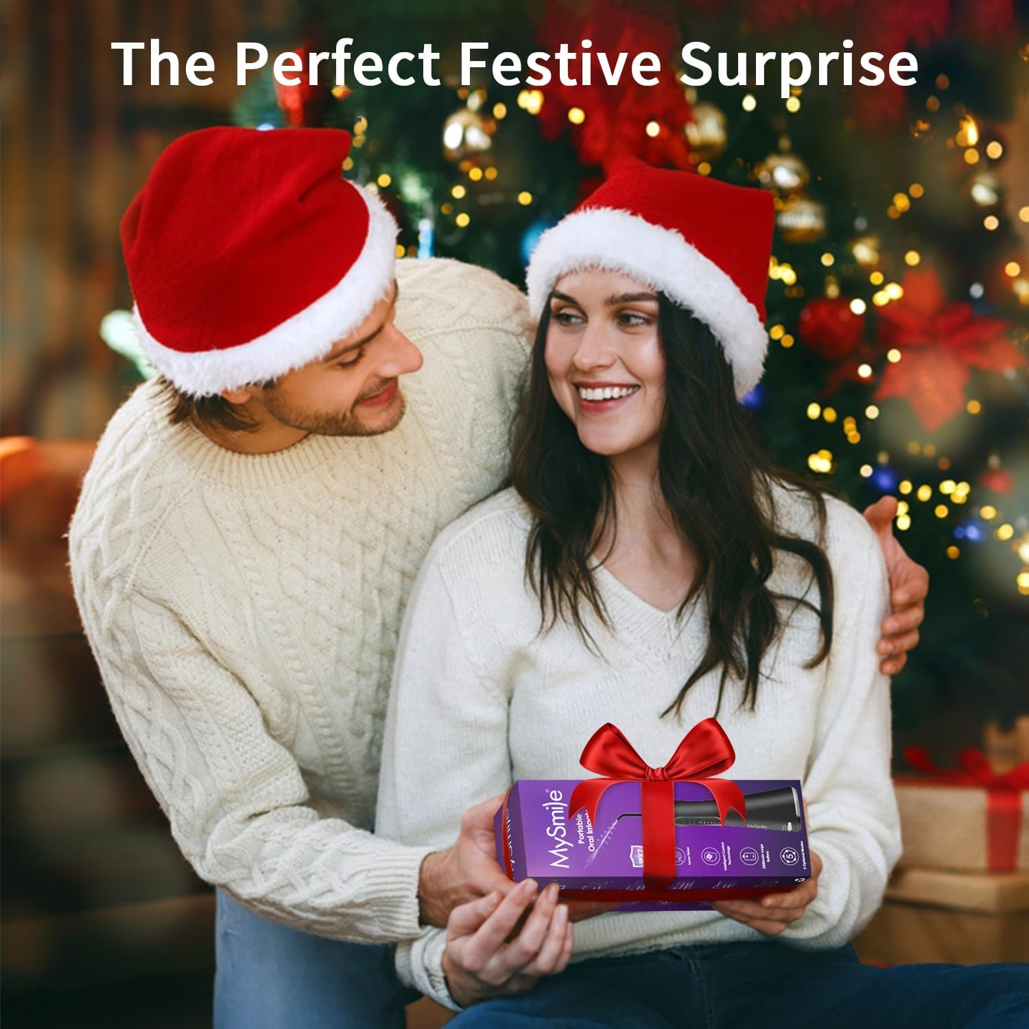 Mysmile LP211 Cordless Advanced Water Flosser for Teeth, 5 Cleaning Modes Rechargeable Power Dental Flosser 8 Replacement Jet Tips IPX 7 Waterproof Dental Irrigador with Portable Travel Storage Pouch (Black) - Pink image number 5