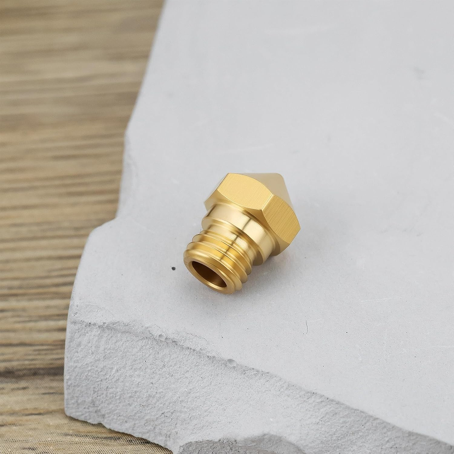 Emagtech 6Pcs 0.4Mm 3D Printer Brass Nozzle MK10 Nozzle M7/1.75Mm Compatible with Flashforge Finder Compatible with Creator Pro image number 5