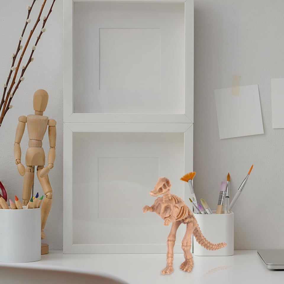 Garneck 12Pcs Simulated Dinosaur Skeleton Skeleton Model Dino Bones Halloween Simulation Dinosaur Simulation Bones Educational Plastic image number 5