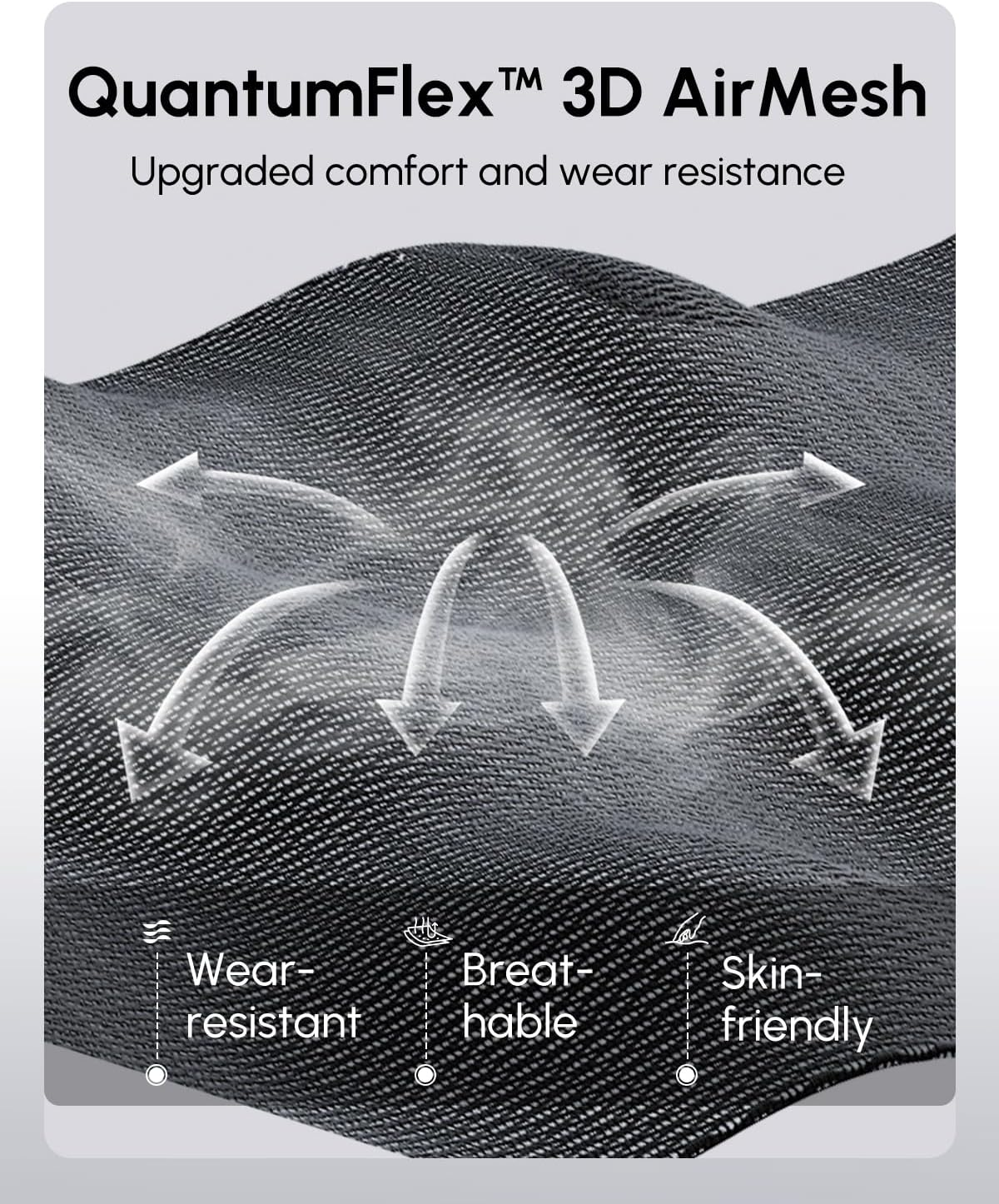 Office Chair, Ergonomic Office Chairs, Flip-Up Desk Chair for Adults, Mesh Computer Chair with Lumbar Support & Adjustable Headrest, High Back Home Office Task Chairs, Comfy, Study, All Black image number 6