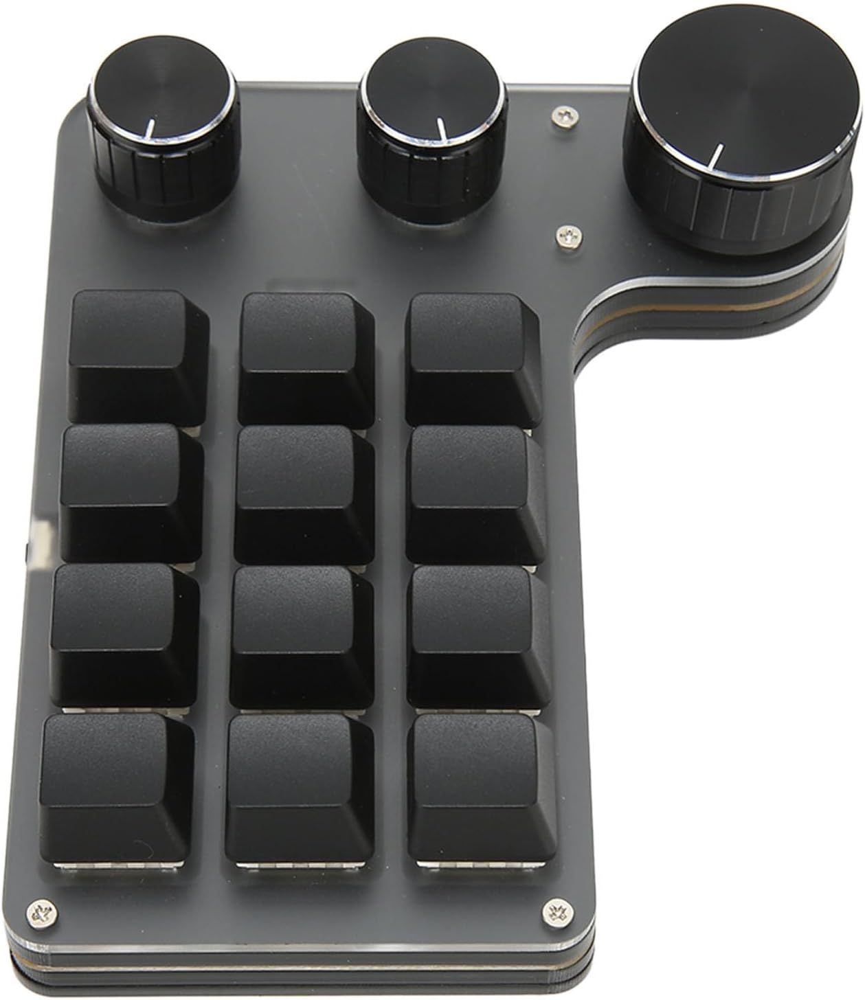 12 Key 3 Knob Mechanical Keyboard, Customization Function Red Switch Ergonomic Design, for for Vista for Linux (Wired USB) image number 3