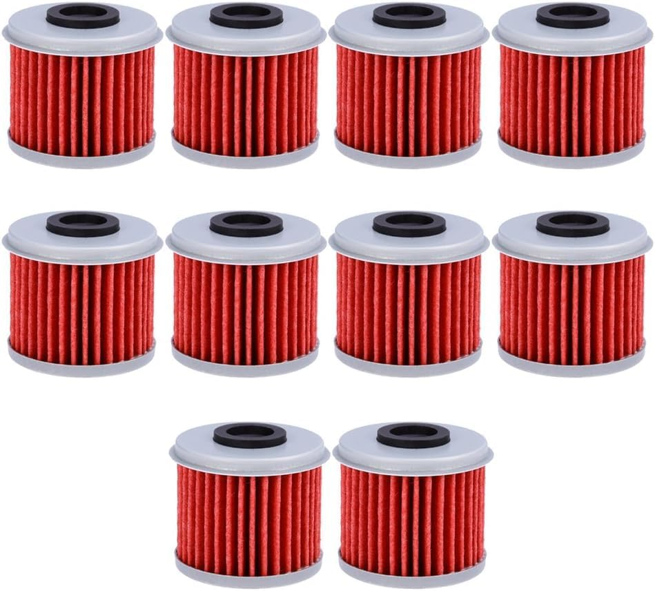 Oil Filter KN116 Compatible with Honda ATV TRX450R CRF250X CRF450X CRF250R CRF450R (10 Pack) image number 3