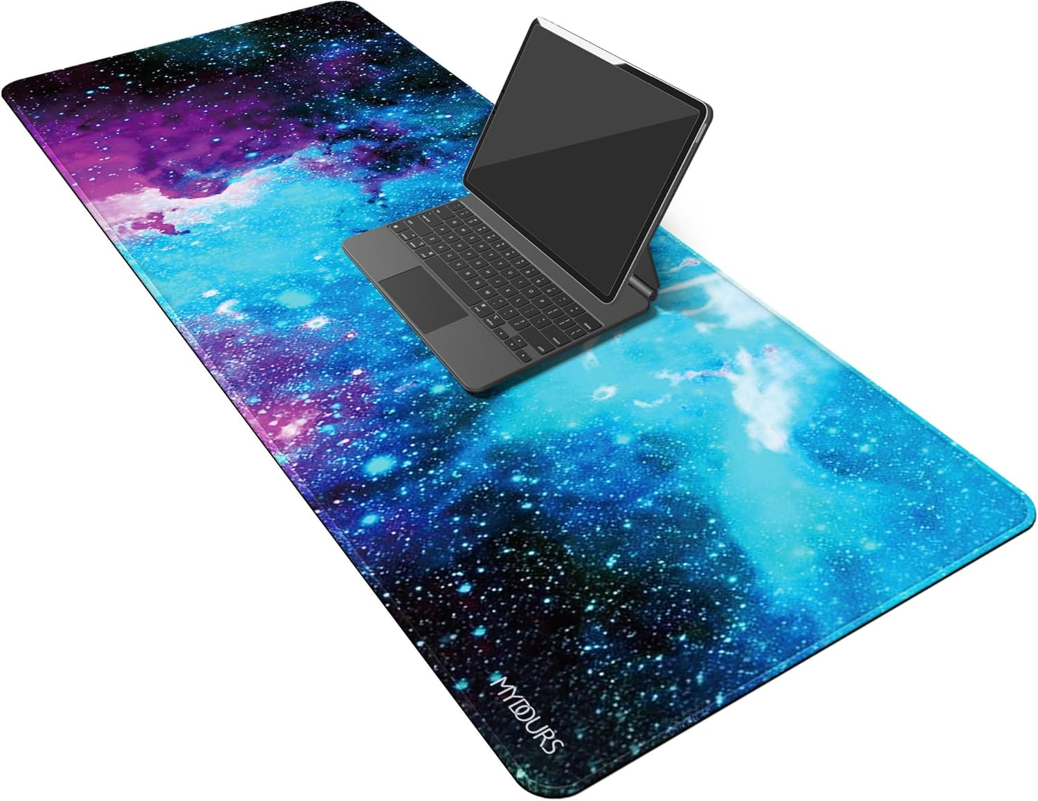 Mydours XXL Gaming Mouse Pad 120 X 40Cm, Extra Large Mouse Pad with Fabric & Non-Slip Rubber, Desk Pad for PC Gaming & Office Workspace, Desk Pad for Keyboard & Computer Accessories (Universe)