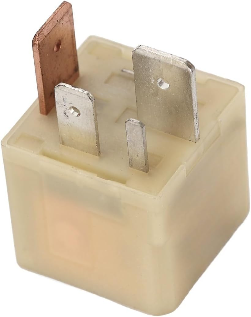 Ruimou 1Pcs 4Pin DC 12V Automotive Fuel Pump Relay Replacement Compatible with AUDI A3 Compatible with VW GOLF 3 4 T4 T5 BUS image number 4