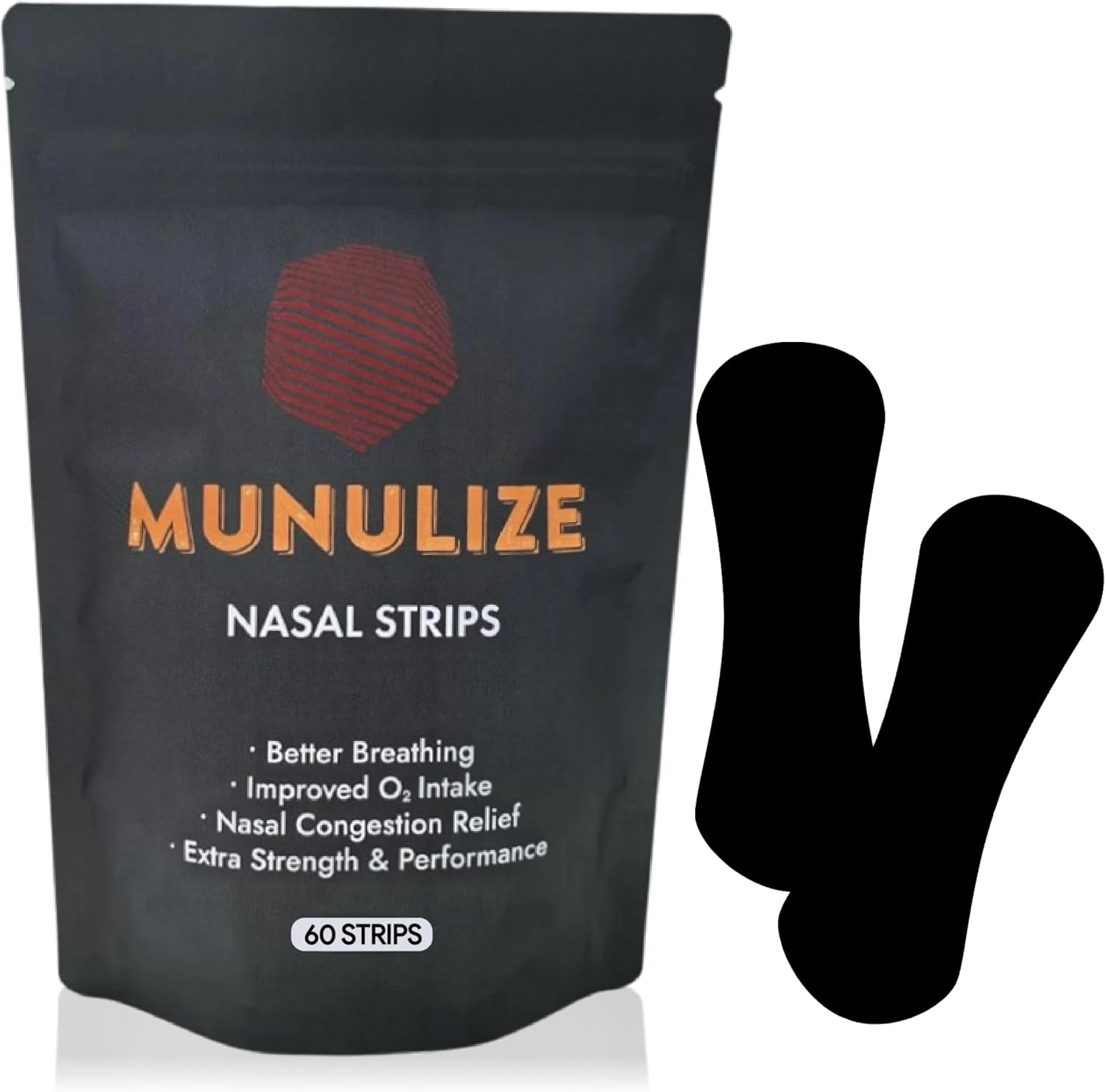 Nasal Strips,Nose Strips for Sleep Reduce Snoring&Mouth Breathing for Better Quality of Sleep Breathing Extra Strength Instant Nasal Congestion Relief Nose Tape & Dilators Clear Airways for Exercise image number 1