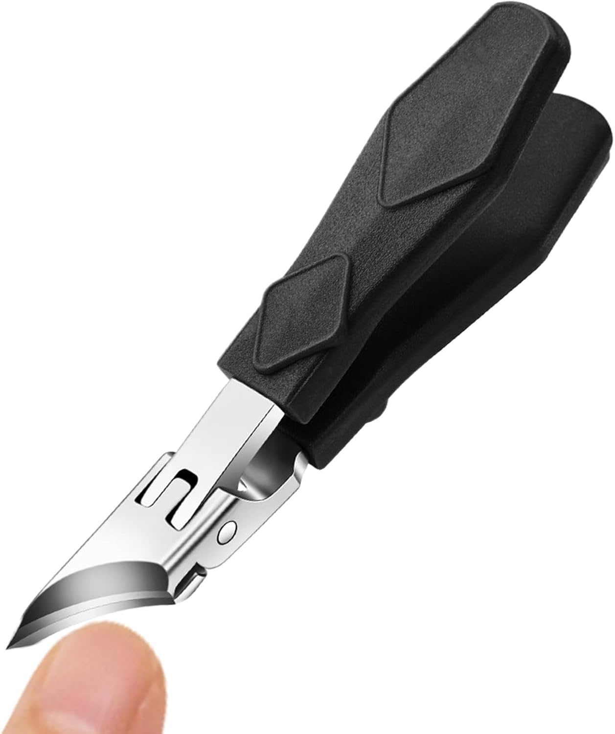 Long Handled Toenail Clippers - Slanted Ergonomic Edgy Nail Nippers,Cuticle Nippers for Elderly Household Women Kids Travel Salon Seniors Adults