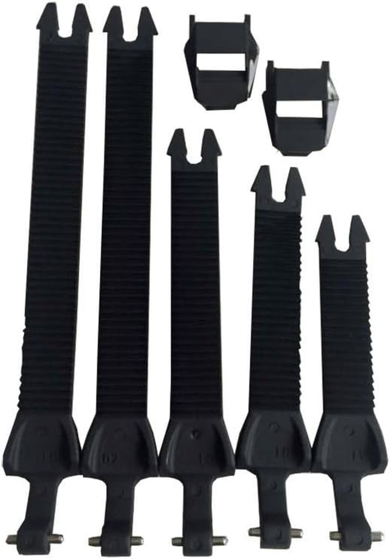 O'Neal 0324-900 Rider Boot Strap Kit (Black, Adult) image number 2