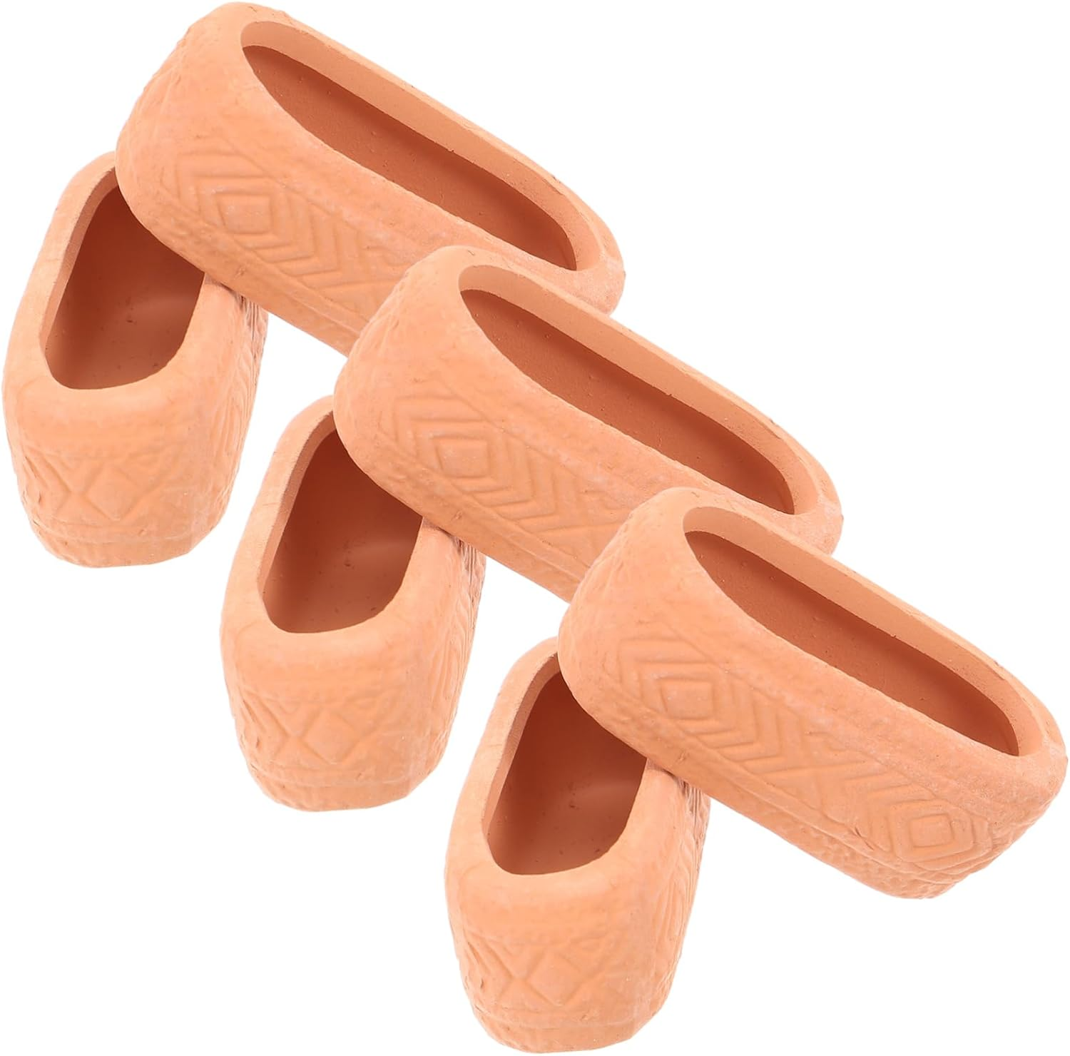 12Pcs Vintage Small Ceramic Plant Nursery Pot for Succulent for Indoor Planting and Garden Supply Ceramic Pots for Plants image number 5