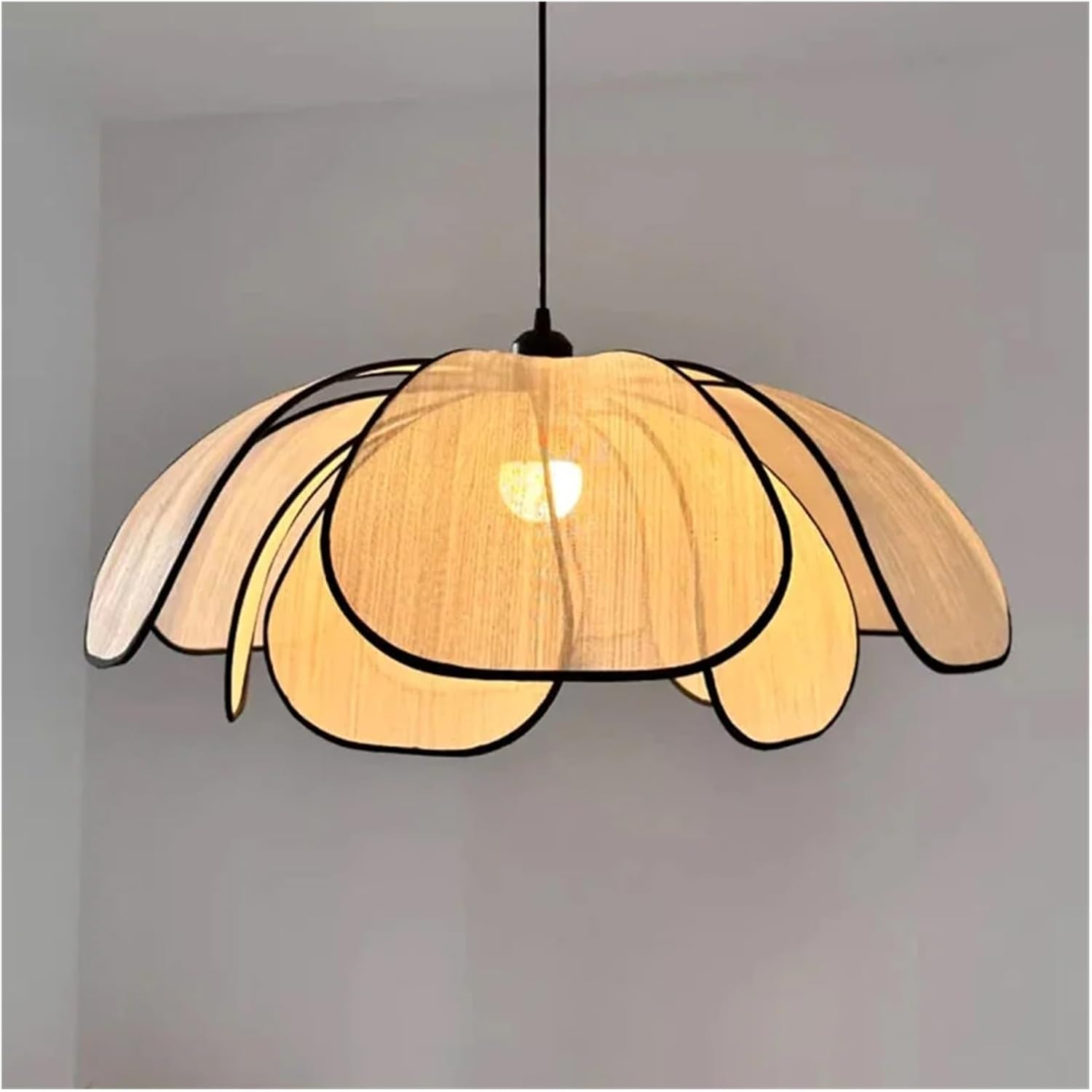 Nordic Style Simple LED Pendant Lights for Dining Room Coffee Table Kitchen Bedroom Chaner,Crystal Chaner (Warm White 3000K D80Cm H25Cm) image number 6