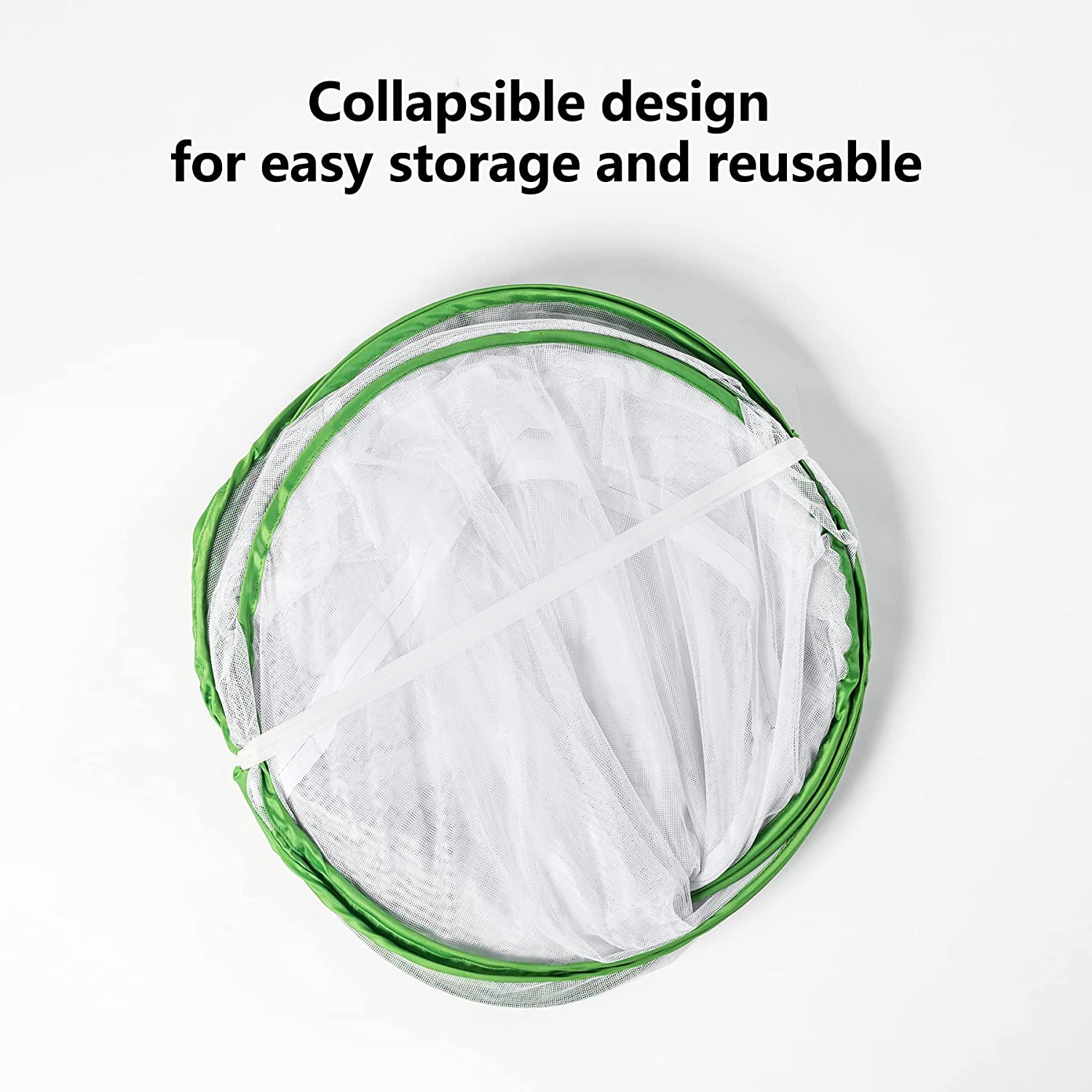 36" Outdoor Mesh Plant Enclosure, Plant Cover for Pests, Bird and Pest Protection Guard for Fruit, Vegetables, Flowers and Herbs Pop-Up Cage 24 X 24 X 36 Inches