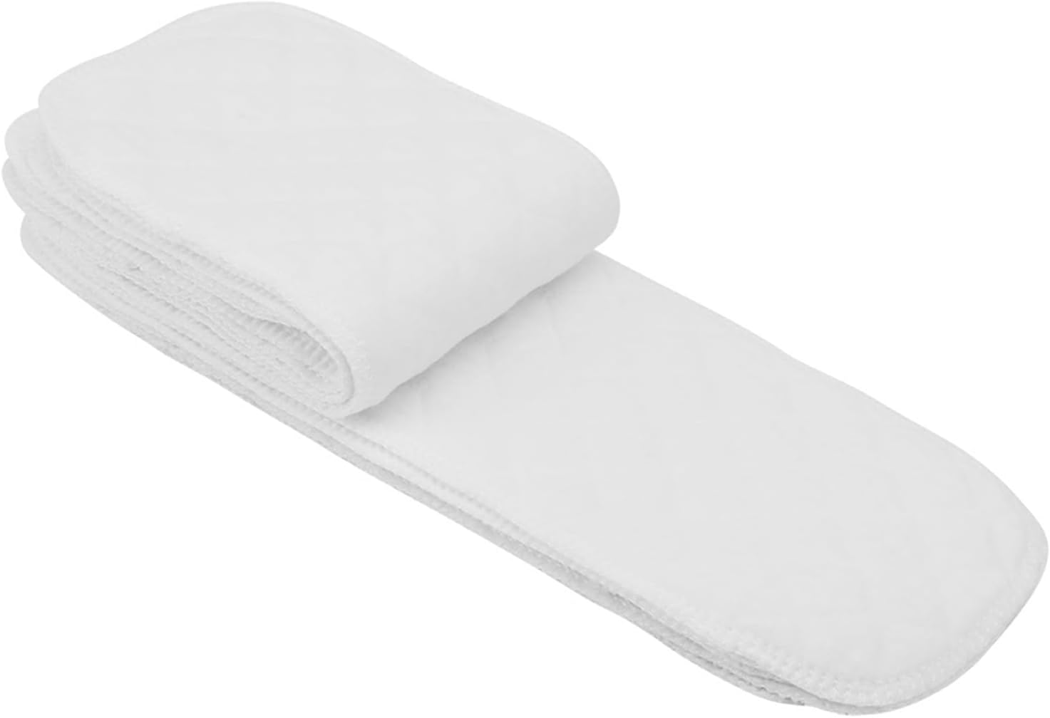 Reusable Cotton Nappy Liner Insert 10Pcs for Baby Modern Cloth Diapers (Sixth Floor (32 * 12Cm)) image number 6