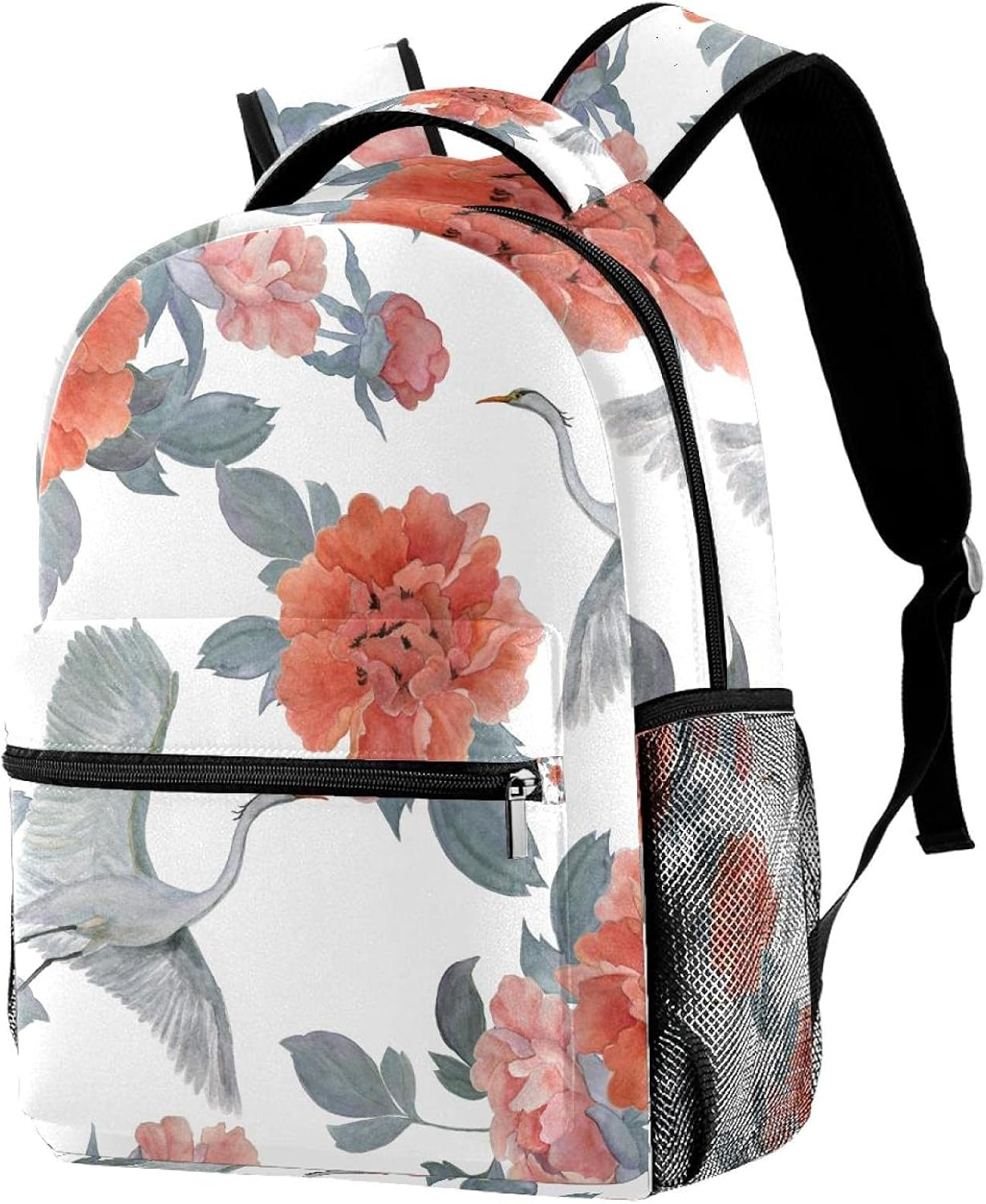 Chinese Peones and Flying Garza Backpack Students Shoulder Bags Travel Bag College School Tote Backpacks image number 3