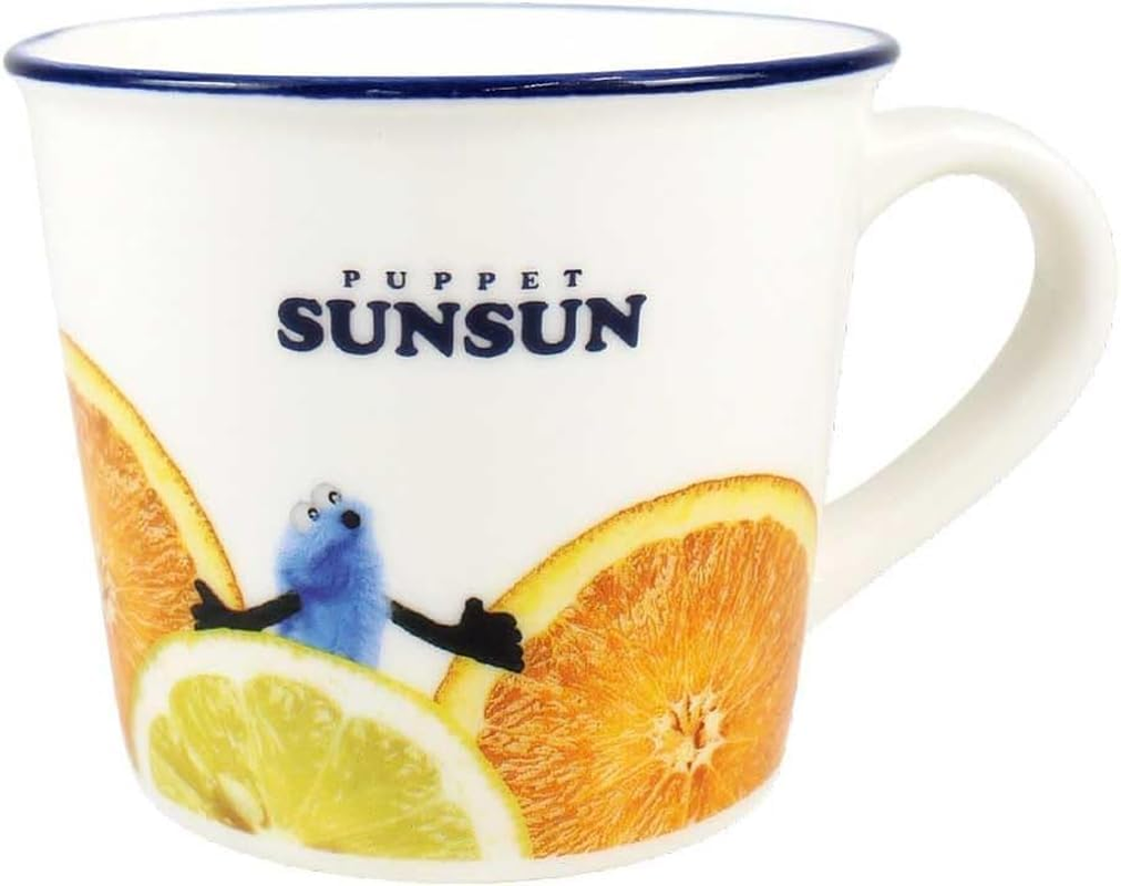 Tees Factory PS-5524698CT Puppet Sunsun Color Line Mug Citrus H77 X &Phi;90Mm image number 2