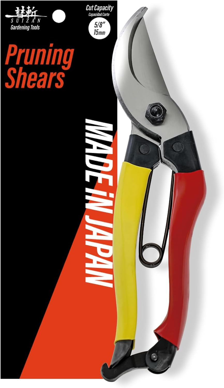 SUIZAN Bypass Pruning Shears 200Mm - Professional Japanese Hand Pruners Garden Scissors Gardening Tools image number 1