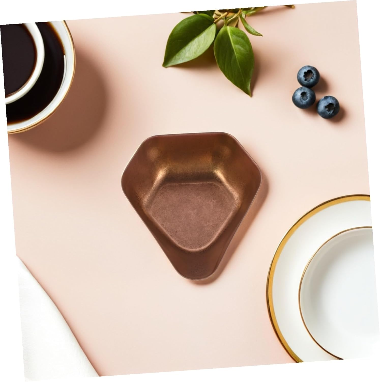 LABRIMP Stainless Steel Coffee Bean Dosing Tray Multi-Function Measuring and Serving Plate for Coffee and Tea Beans Kitchen Cafe Display Holder image number 2