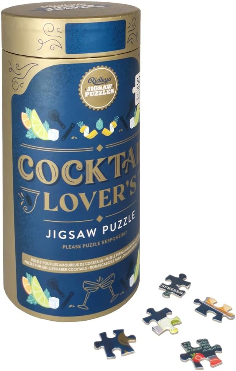 Ridley'S Cocktail Lover'S 500-Pieces Jigsaw Puzzle