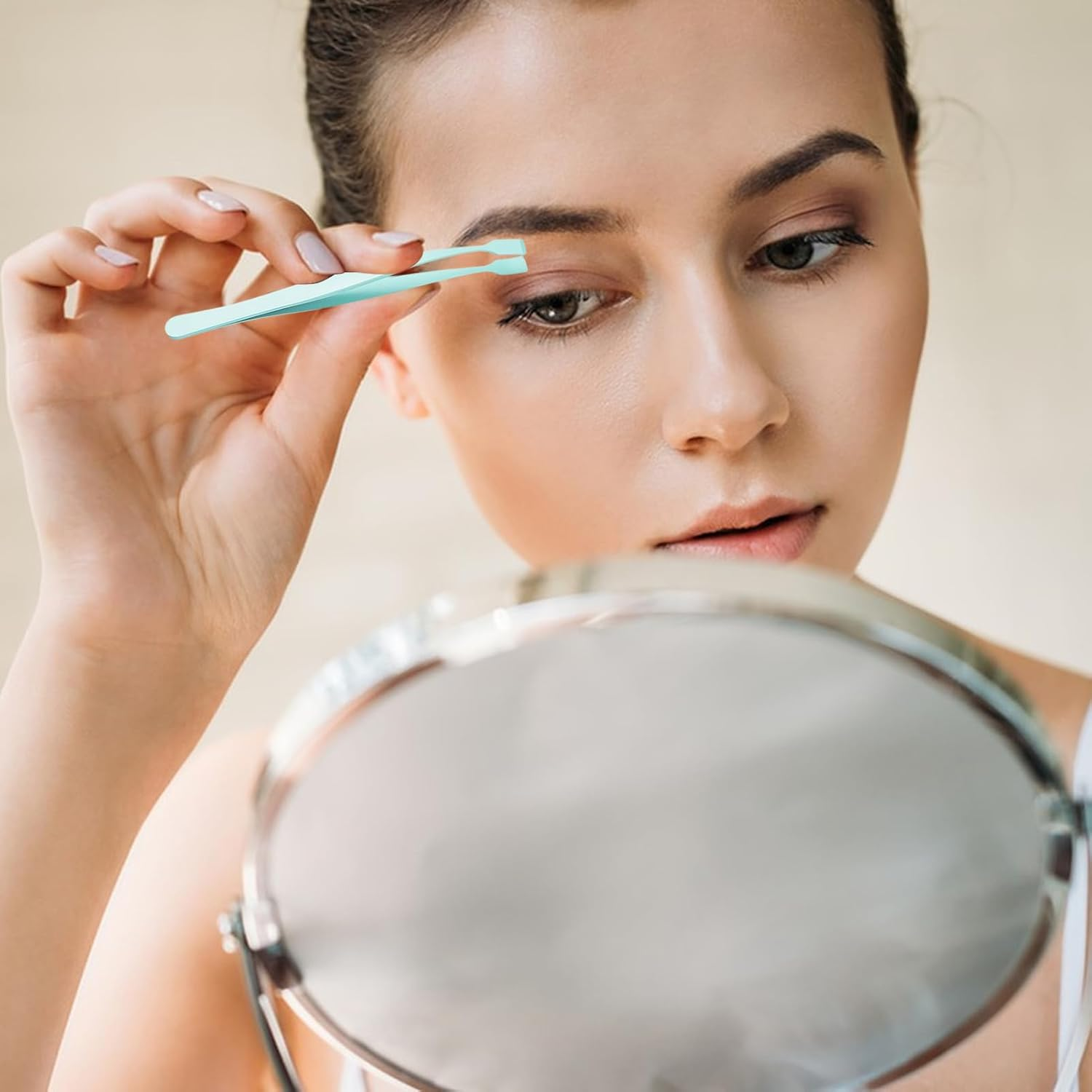 Eyelash Applicator Tool - Efficient Eyelash Cluster Tweezers,Precise Non Slip Professional Makeup Tool for Salon Girls Women Travel Separating Styling Defining - Black image number 4