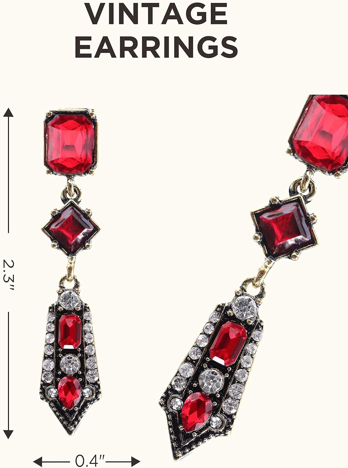 BABEYOND 1920S Flapper Accessories Gatsby Costume Accessories Set 20S Flapper Headband Pearl Necklace Gloves Plastic Holder image number 2