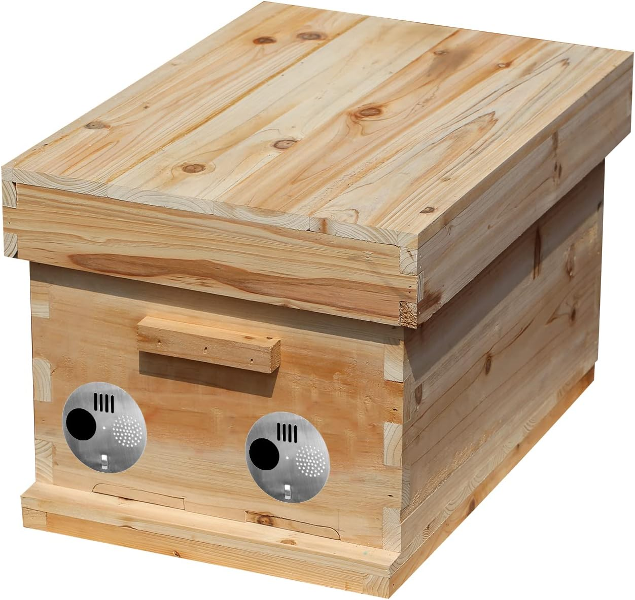 Ruimou 10Pcs Beehive Disc Gates Diameter:125Mm/4.9Inch Stainless Steel Large Size Doors for Hive to Adjust Entrance, Vent, Protect Bees image number 6