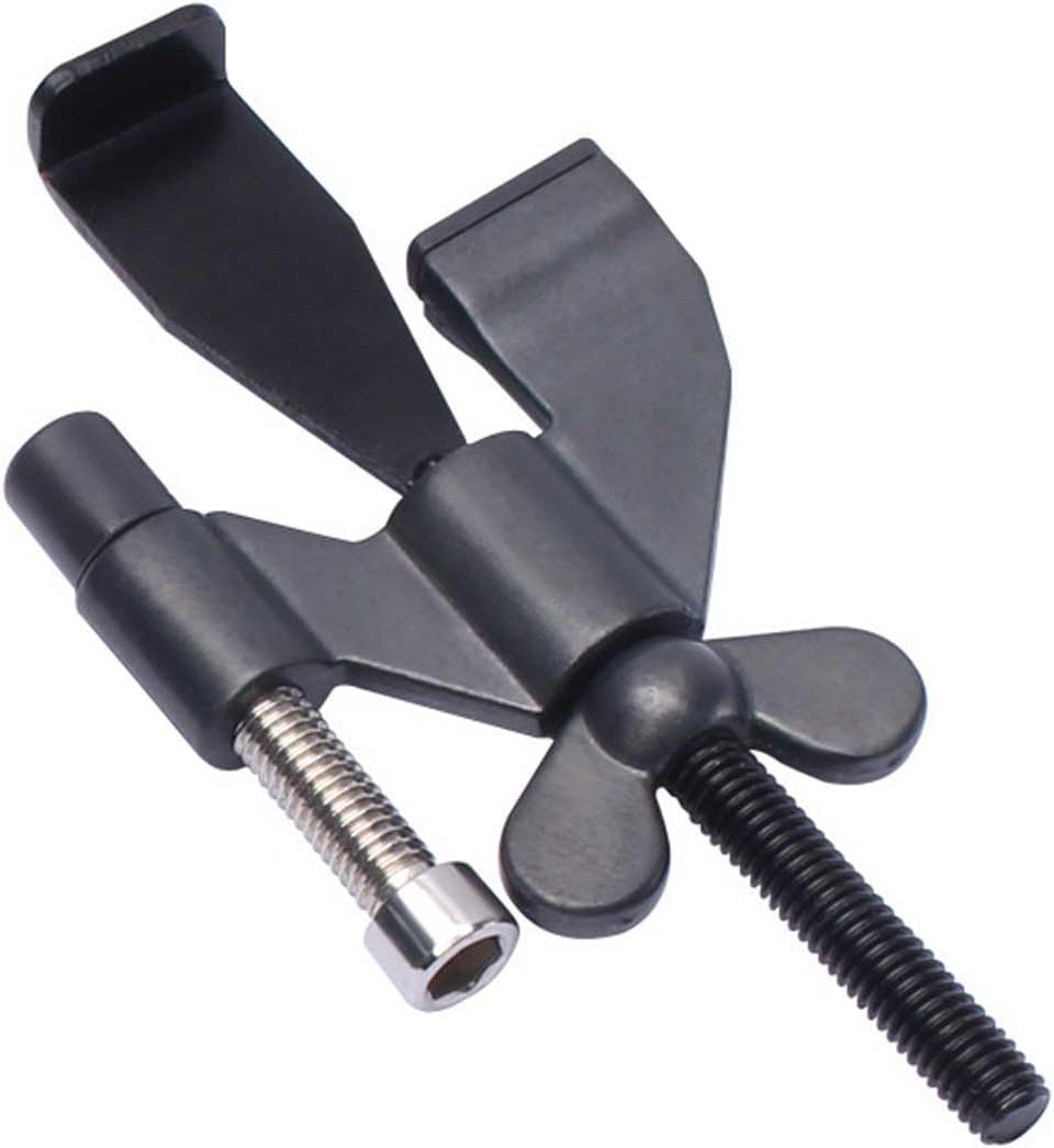 Heavy-Duty Portable Door Lock - Stainless Steel Security Device for Enhanced Safety - Ideal for Home, Travel, Hotels, Apartments - Silicone Protector Caps Included (1, Black) image number 4