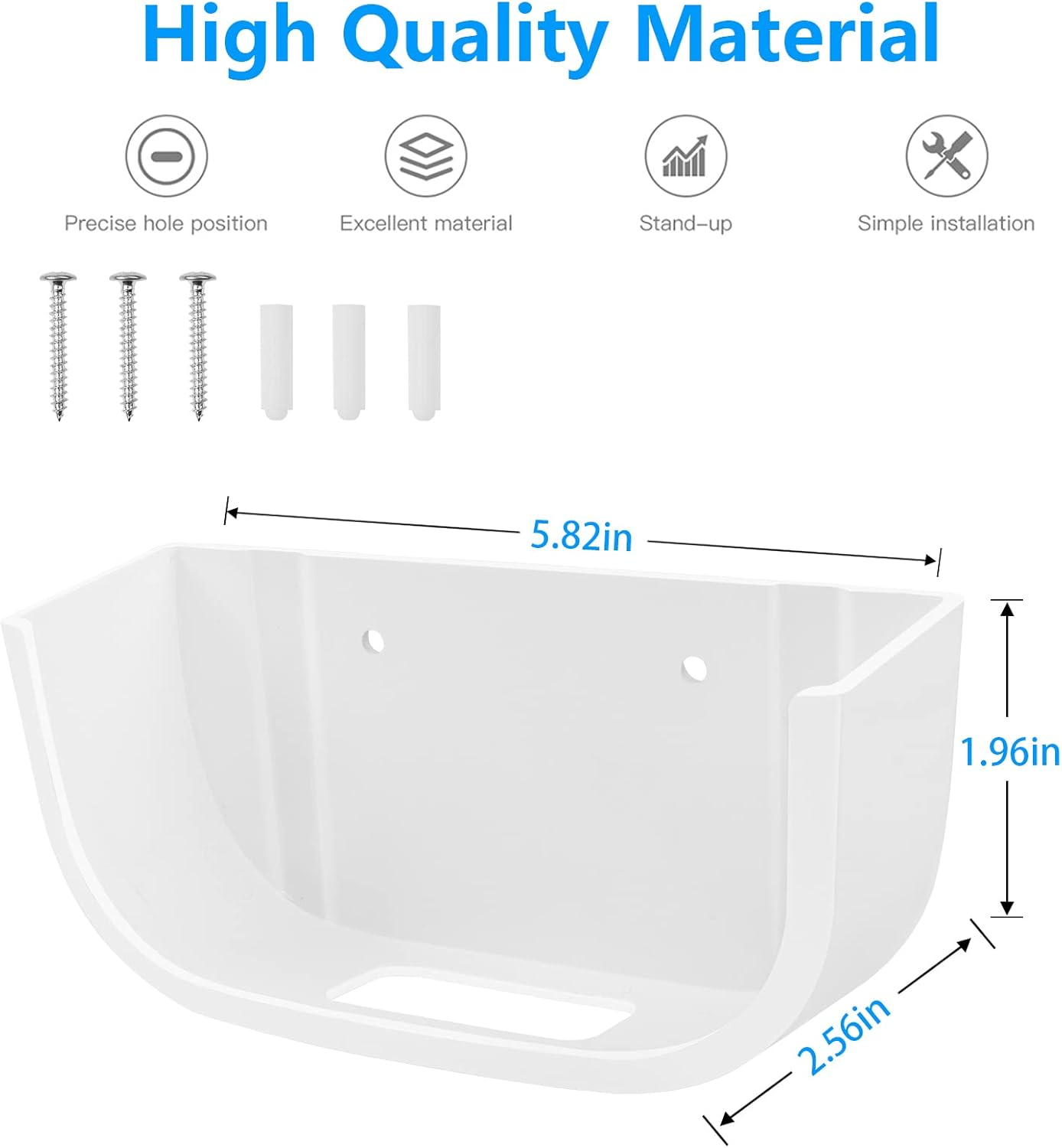 Screwless Wall Mount for Eero Pro 6E Tri-Band Mesh Wi-Fi Holder, No Tools Required, Easy to Install, No Drilling, Strong VHB Adhesive Mount (2) image number 5