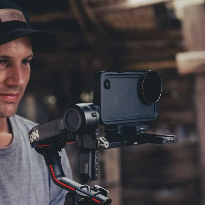 Polarpro - Litechaser - Iphone 14 Pro - Case - Black - Magsafe Compatibile - Moment M-Series Lense Compatible - Aluminum Filter Mount image number 3