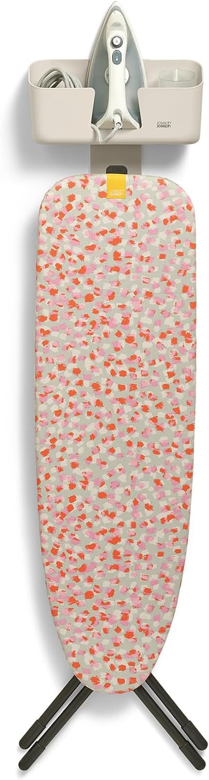 Joseph Joseph Ironhub Wall Mounted Iron Holder and Jug Storage Organiser with Adjustable Ironing Board Hanger, and Heat-Resistant Iron Pad image number 1