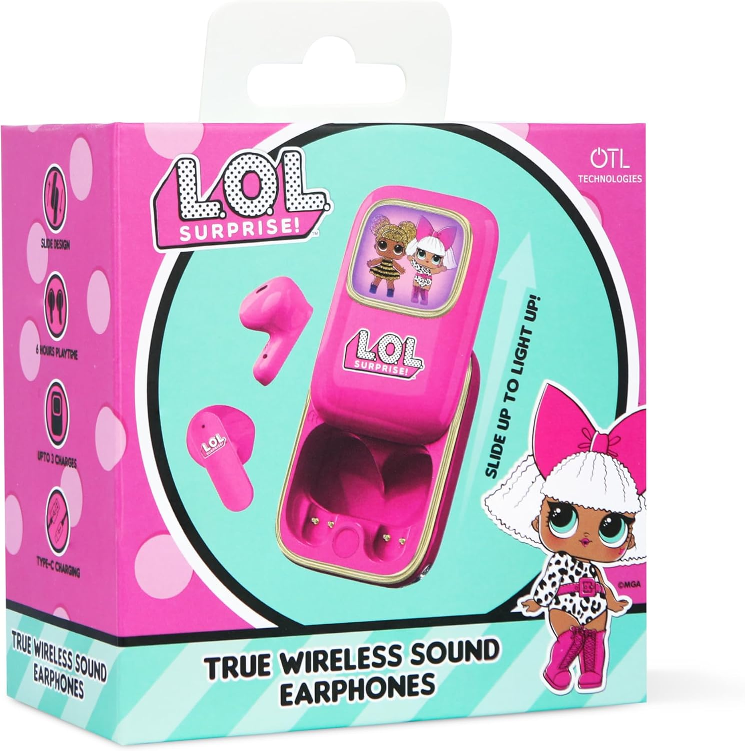 OTL - LOL Surprise Slide TWS Earphones/Lights and Sound/Lol Surprise image number 4