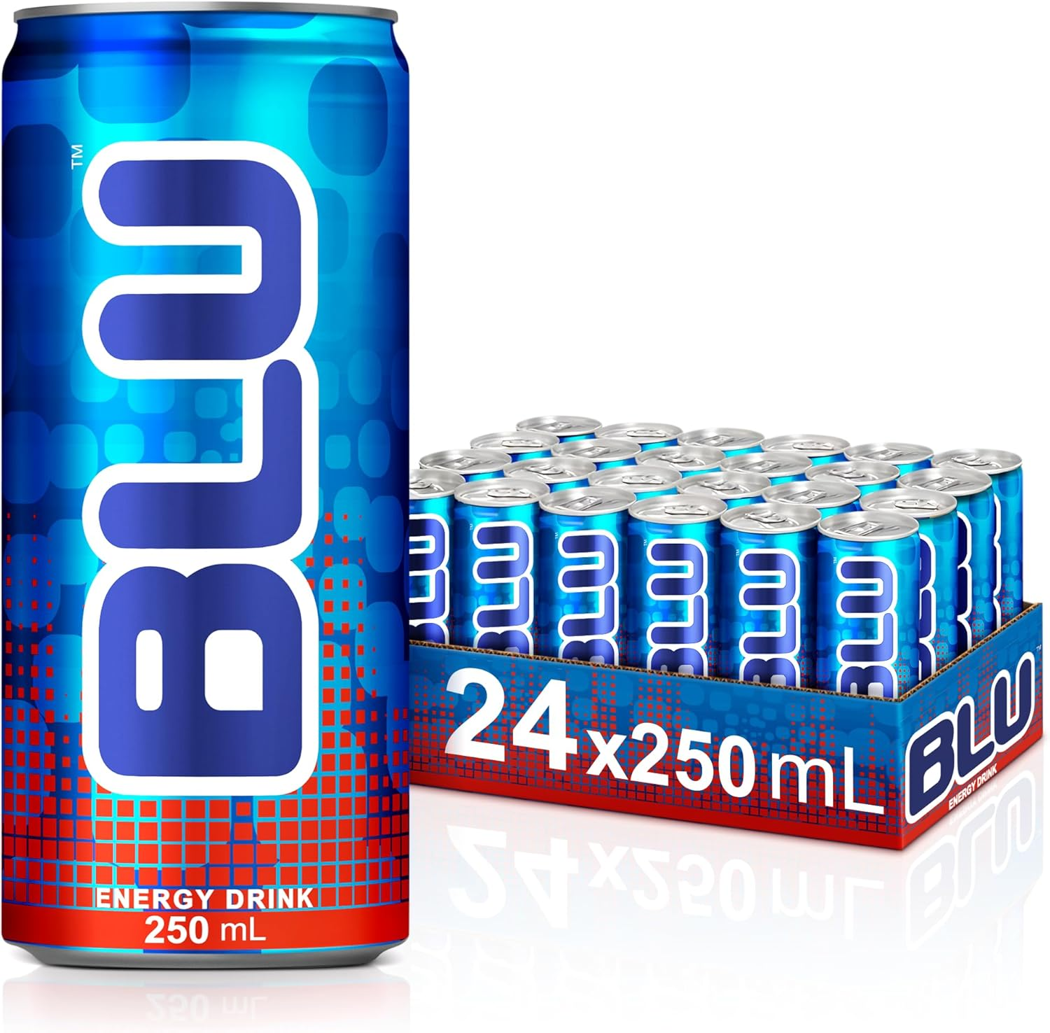 BLU Energy Drink Classic 250Ml (24 Pack)