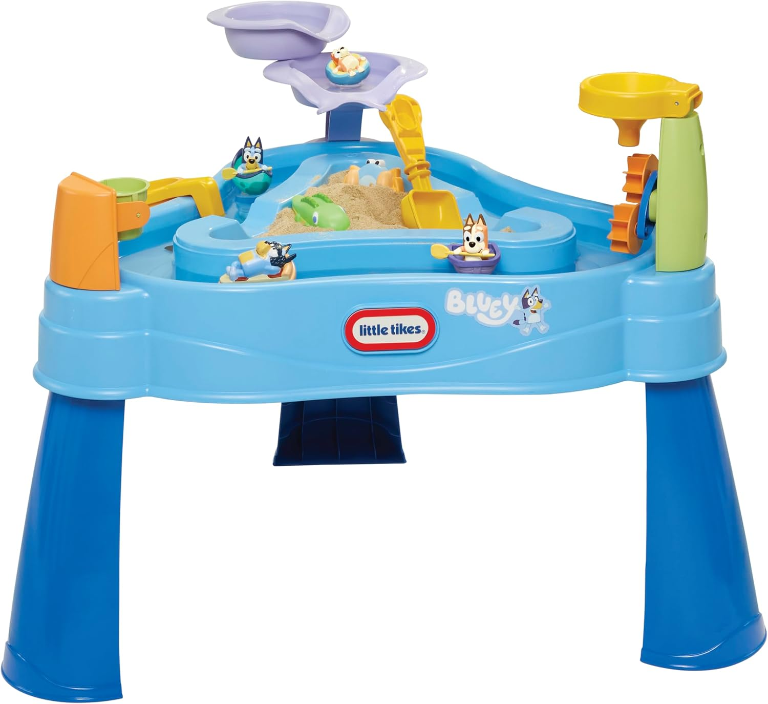 Little Tikes Bluey Beach Water Table - Comes with 6 Accessories, Bluey Active Play, for Boys and Girls Ages 1-6 Years
