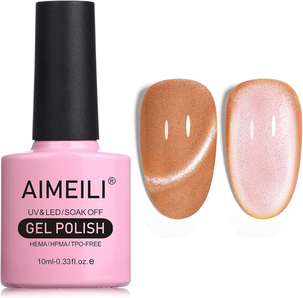 AIMEILI Cat Eye Gel Nail Polish Soak off U V LED Hema Free Cruelty Free Vegan Gel Polish Colors for Nail Art DIY Gel Nail Manicure 742