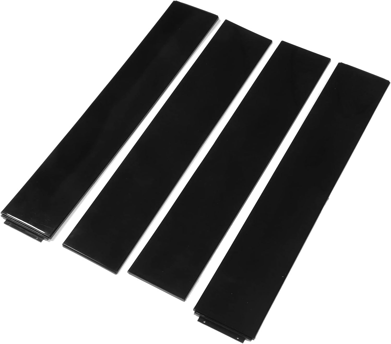Universal Side Skirt, 6PCS Black Anti-Scratch Adjustable Length Car Side Skirt for Protection image number 2